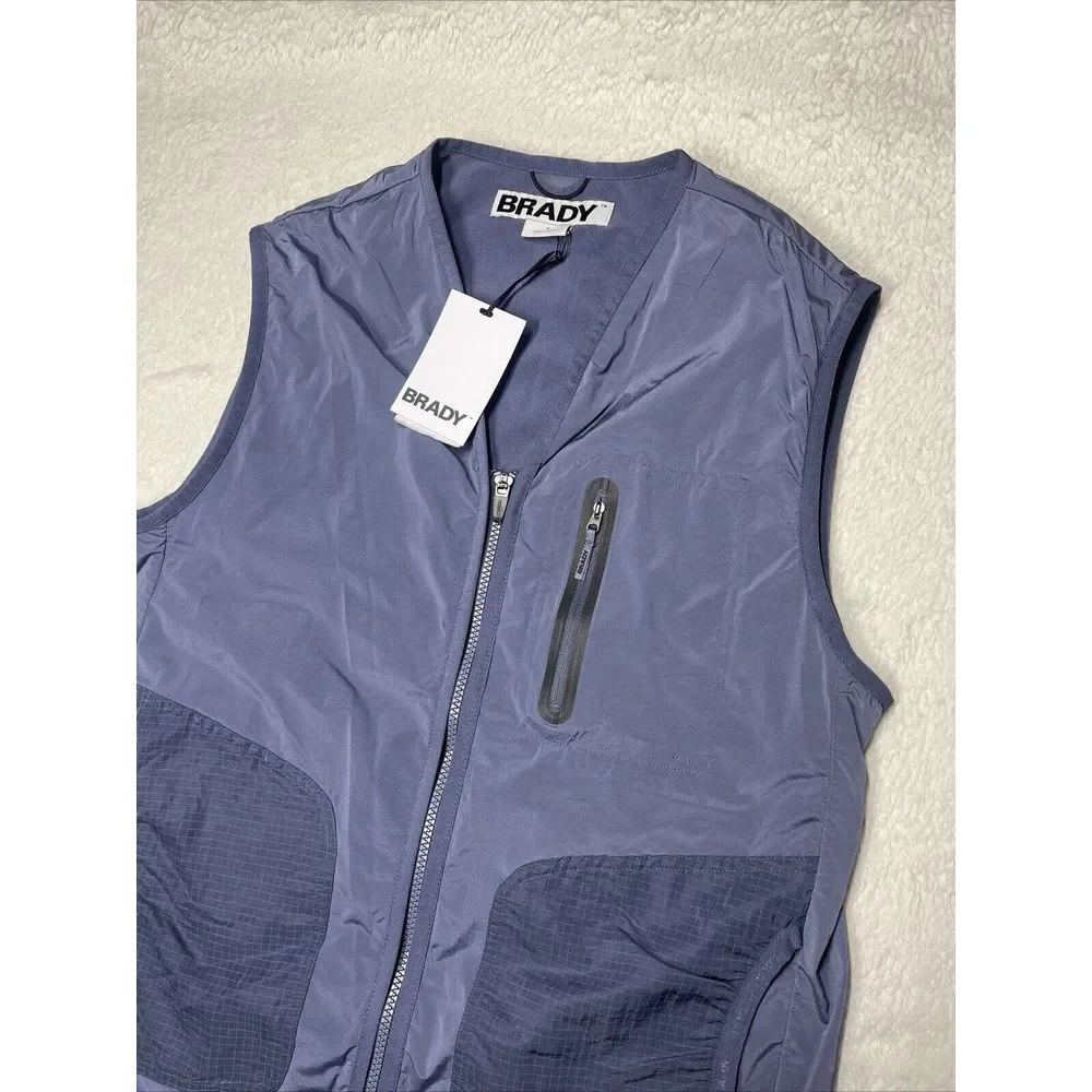 BRADY OUTDOOR STRETCH VEST IN‎ STORM S NWT